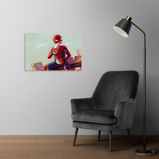 تابلو شاسی طرح مرد عنکبوتی Spider Man مدل NV0186