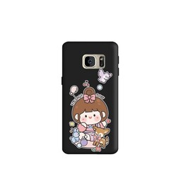 کاور طرح دختر فانتزی کد t4535 مناسب برای گوشی موبایل سامسونگ Galaxy S7 Edge