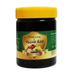 سه شیره طبیعی و ارگانیک (خرما- توت- انگور) 500 گرم محیا