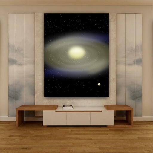 پوستر دیواری طرح سیاره و کهکشان مدل SDP401