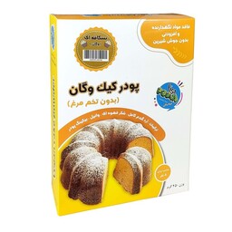 پودر کیک وگان - پودر کیک نسکافه ای - پودر کیک رژیمی پونا (بدون تخم مرغ و جوش شیرین) 450 گرم محیا