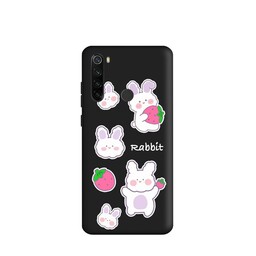 کاور قاب گارد طرح خرگوش و توت فرنگی کد t6537 مناسب برای گوشی موبایل شیائومی Redmi Note 8T