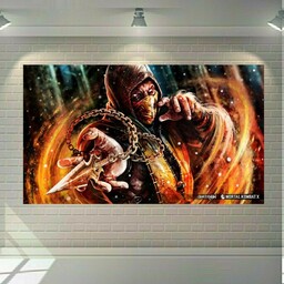 پوستر دیواری طرح گیم کمبت-Mortal Kombat مدل SDP111