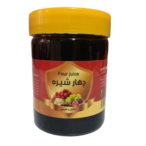 چهارشیره طبیعی و ارگانیک (انجیر - خرما - توت - انگور) 500 گرم محیا