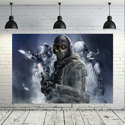 پوستر دیواری طرح گیم کالاف دیوتی - Call of Duty کد SDP12135