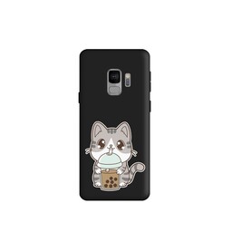 کاور طرح گربه اسموتی کد t1210 مناسب برای گوشی موبایل سامسونگ Galaxy S9