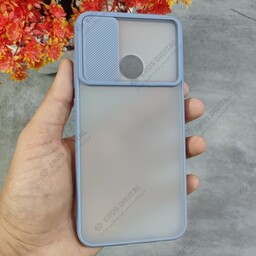 قاب گوشی Huawei Y7p پشت مات محافظ لنزدار - طوسی