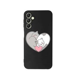 کاور قاب گارد طرح قلب گربه ای کد t7882 مناسب برای گوشی موبایل سامسونگ Galaxy A54 