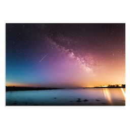 پوستر طرح آسمان پر ستاره راه شیری Starry Night Milky Way مدل NV0892