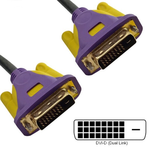 کابل DVI تی پی لینک مدل Dual Link طول 10 متر