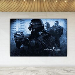 پوستر دیواری طرح گیم Counter Strike مدل SDP1365