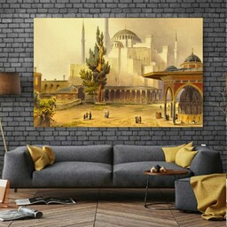 پوستر دیواری طرح مسجد اثر ایا صوفیه استانبل مدل SDP2603