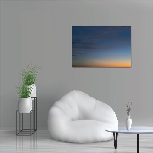 پوستر  طرح آسمان آرام در هنگام غروب خورشید Pacific Sunset Sky مدل NV0847