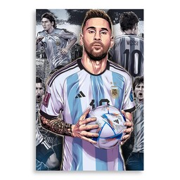 تابلو شاسی طرح جام جهانی 2022 Lionel Messi مدل NV0108