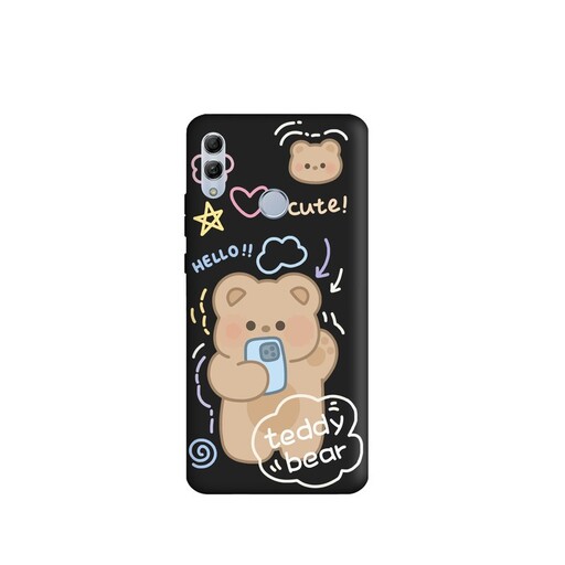 کاور قاب گارد طرح خرس دخترونه کد f4443 مناسب برای گوشی موبایل هواوی P Smart 2019