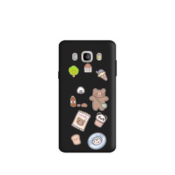 کاور طرح خرس شکلاتی کد m929 مناسب برای گوشی موبایل سامسونگ Galaxy J5 2016 / J510