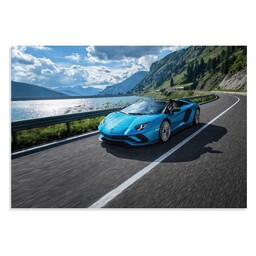 تابلو شاسی طرح ماشین لامبورگینی اونتادور -  Lamborghini Aventador S Roadster 2017 مدل NV0664