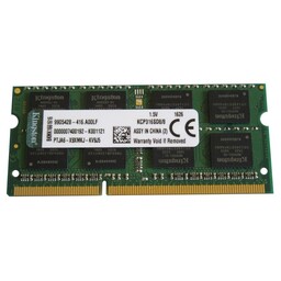 رم لپ تاپ کینگستون مدل DDR3 PC3 12800S ظرفیت 8 گیگابایت