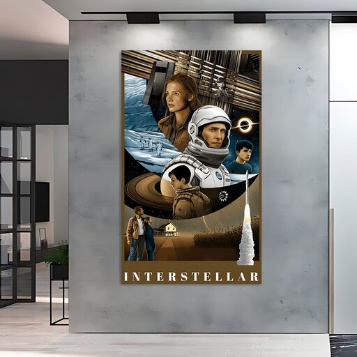 تابلو شاسی مدل فیلم و سریال طرح INTERSTELLAR اینتراستلار کد 11