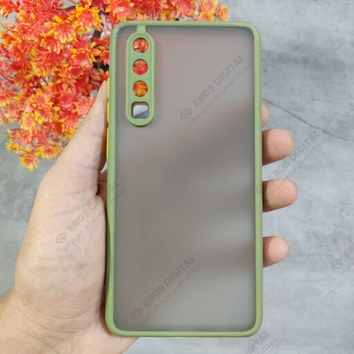 قاب گوشی Huawei P30 پشت مات دور ژله ای - سبز