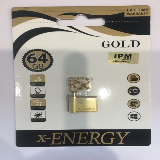 فلش مموری ایکس-انرژی مدل Gold  USB2.0 ظرفیت 64 گیگابایت