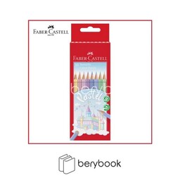 faber-castell / مداد رنگی / پاستلی / 10 رنگ / جعبه مقوایی / 111211