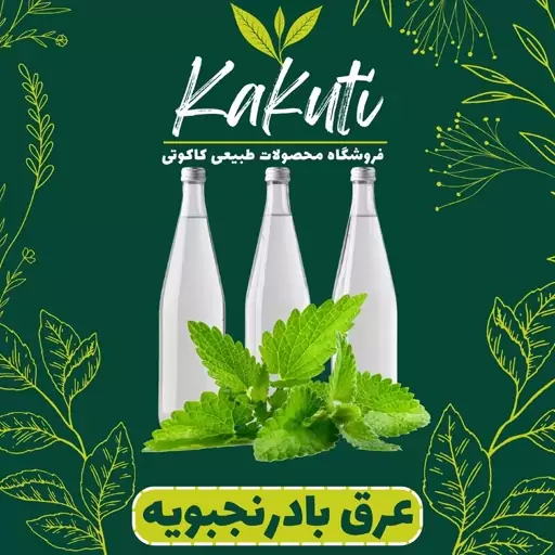 عرق  بادرنجبویه درجه یک ( 1 لیتری) فروشگاه کاکوتی