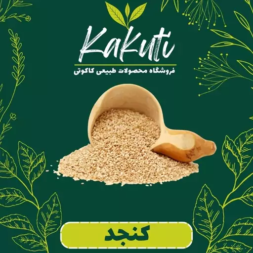 کنجد سفید ایرانی درجه یک (180 گرمی) فروشگاه کاکوتی