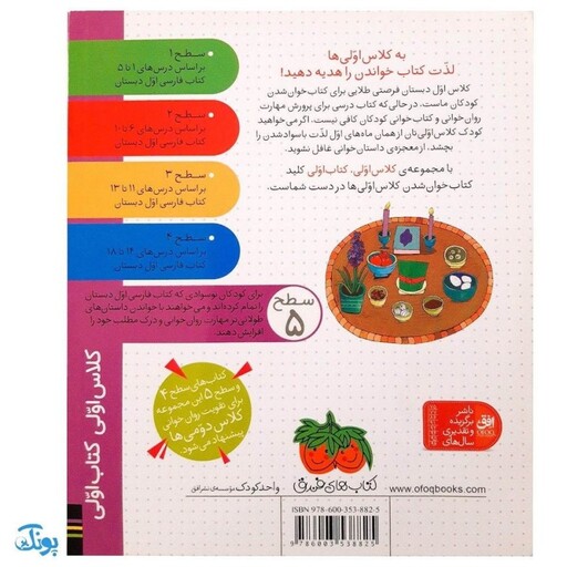 کلاس اولی کتاب اولی 34 (عیدی عمو نوروز)  (سطح 5)