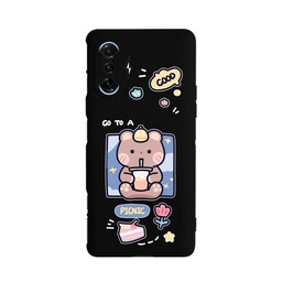 کاور قاب گارد طرح خرس شکمو کد m5810 مناسب برای گوشی موبایل شیائومی Poco F3 Gt