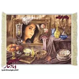 تابلو فرش ایرانی طرح هفت سین کد i36 - 150*100