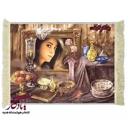 تابلو فرش ایرانی طرح هفت سین کد i36 - 100*50
