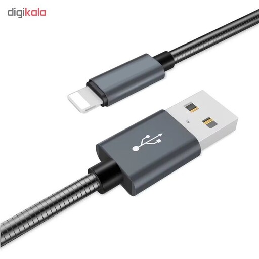 کابل تبدیل USB به لایتنینگ دینیک مدل C300 تمام فلزی طول 1 متر