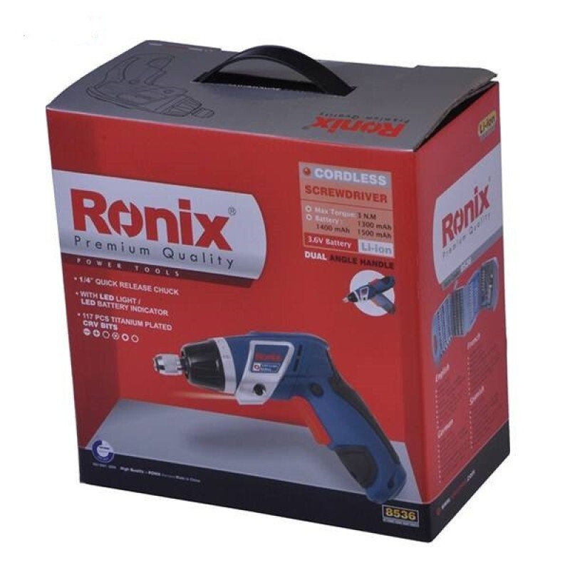 پیچ گوشتی برقی رونیکس مدل RON-8536