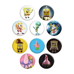 پیکسل ابیگل طرح انیمیشن باب اسفنجی و پاتریک SpongeBob کد 032 مجموعه 10 عددی