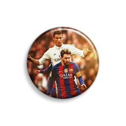 پیکسل ابیگل طرح کریستیانو رونالدو رئال مادرید و لیونل مسی بارسلونا کد 003