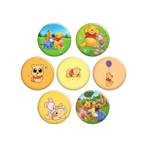 پیکسل ابیگل طرح انیمیشن تایگر وینی پو Winnie the Pooh کد 013 مجموعه 7 عددی