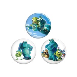 پیکسل ابیگل طرح انیمیشن کارخانه هیولاها سالیوان Monsters Inc کد 011 مجموعه 3 عددی