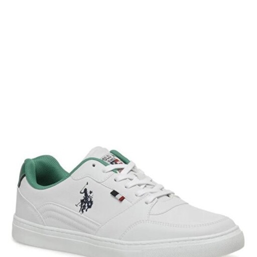 کتانی بدون ساق مردانه رصان سفید برند u s polo assn KAN101340155