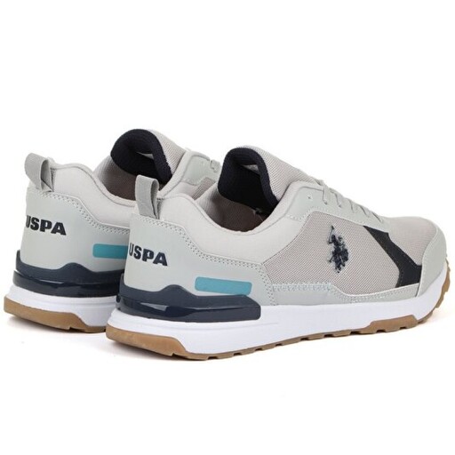 کتانی بدون ساق مردانه نقره ای برند u s polo assn 867800000539