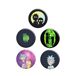 پیکسل ابیگل طرح سریال ریک و مورتی Rick and Morty کد 035 مجموعه 5 عددی