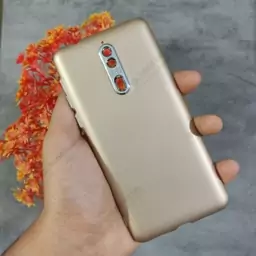 قاب گوشی Nokia 8 مدل ژله ای سیلور رینگ - طلایی