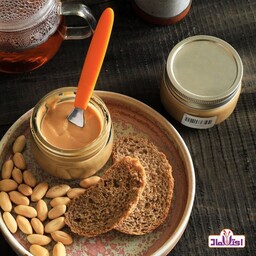 کره بادام زمینی پروتئینی 250  گرمی اعتماد (حاوی پروتئین وی)