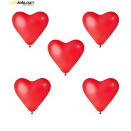 بادکنک مدل قلب 001  مجموعه 15 عددی - زرد, اصالت و سلامت فیزیکی کالا