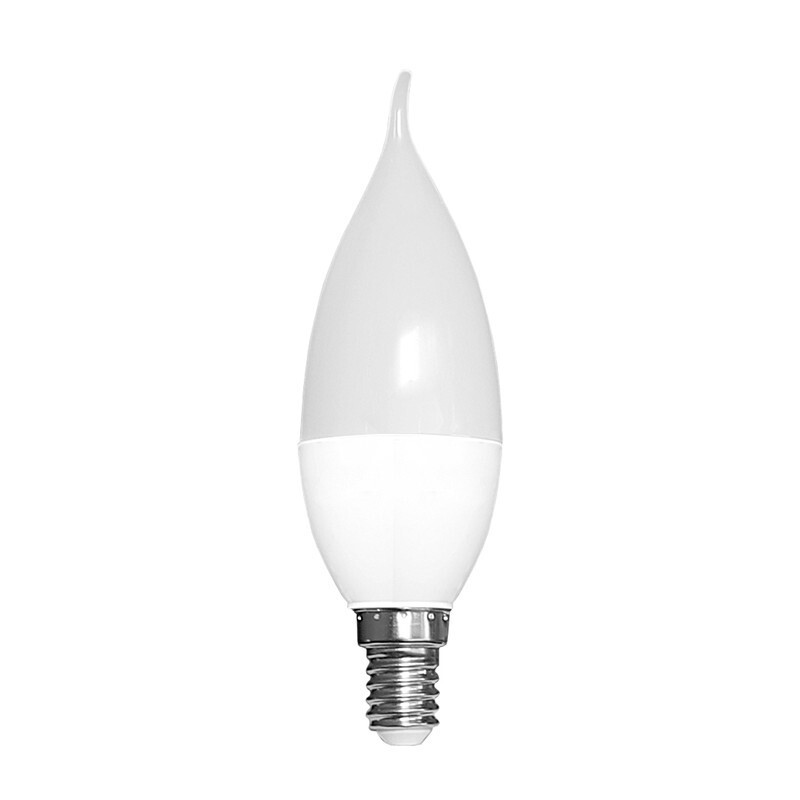 لامپ اس ام دی 7 وات ای دی سی مدل شمعی اشکی  پایه E14