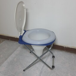 توالت فرنگی مسافرتی تاشو  برند شفا پخش جم فقط فروش عمده تحمل وزن 120 کیلو