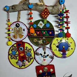 دیوارکوب سنتی رنگارنگ 