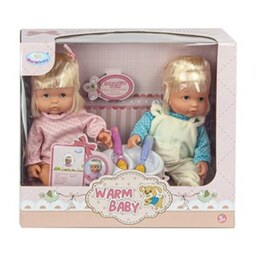 عروسک دوقلو دختر و پسر حسود warm baby وارم بی بی