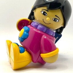 اسباب بازی عروسک دختر پیراهن صورتی تولو TOLO