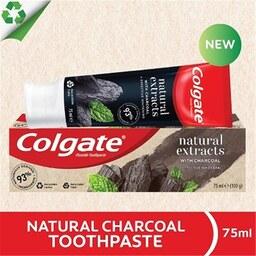 خمیر دندان کلگیت زغالی طبیعی 75 میلی لیترColgate Toothpaste Natural Charcoal 75ml